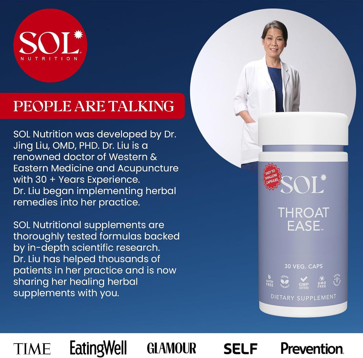 Throat Ease Supplement – Soothe Sore Throat, Support Seasonal Comfort, 60 Capsules - görsel 3