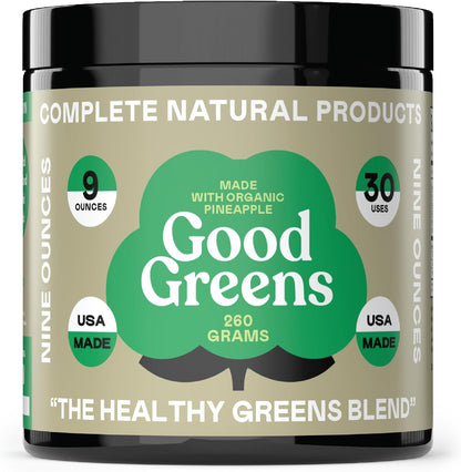 Good Greens Superfood Powder - The Healthy Greens Blend - 9oz (255g) 30 Servings