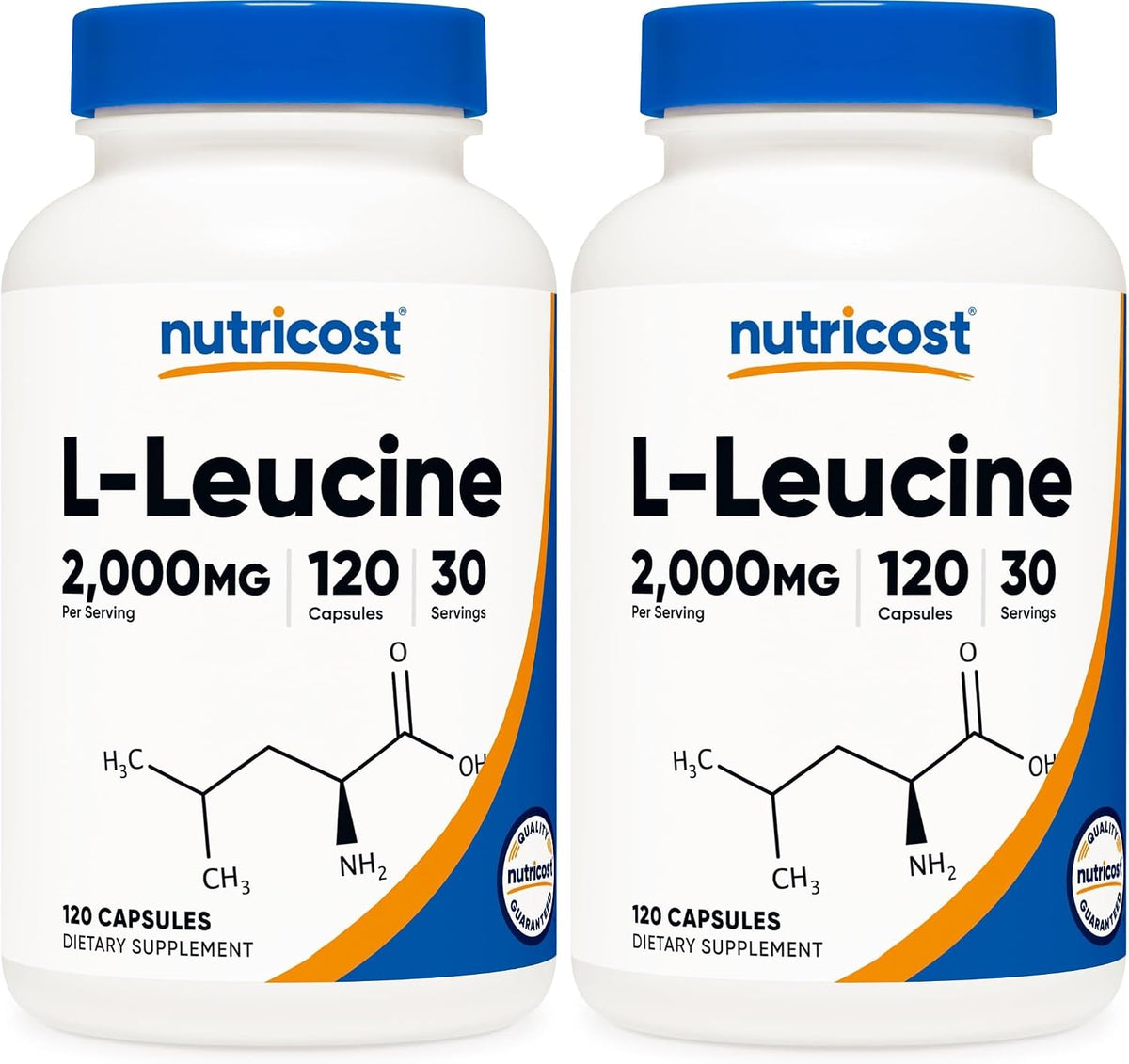 Nutricost L-Leucine 2000mg – 120 Vegan Capsules – Amino Acid Supplement - görsel 6