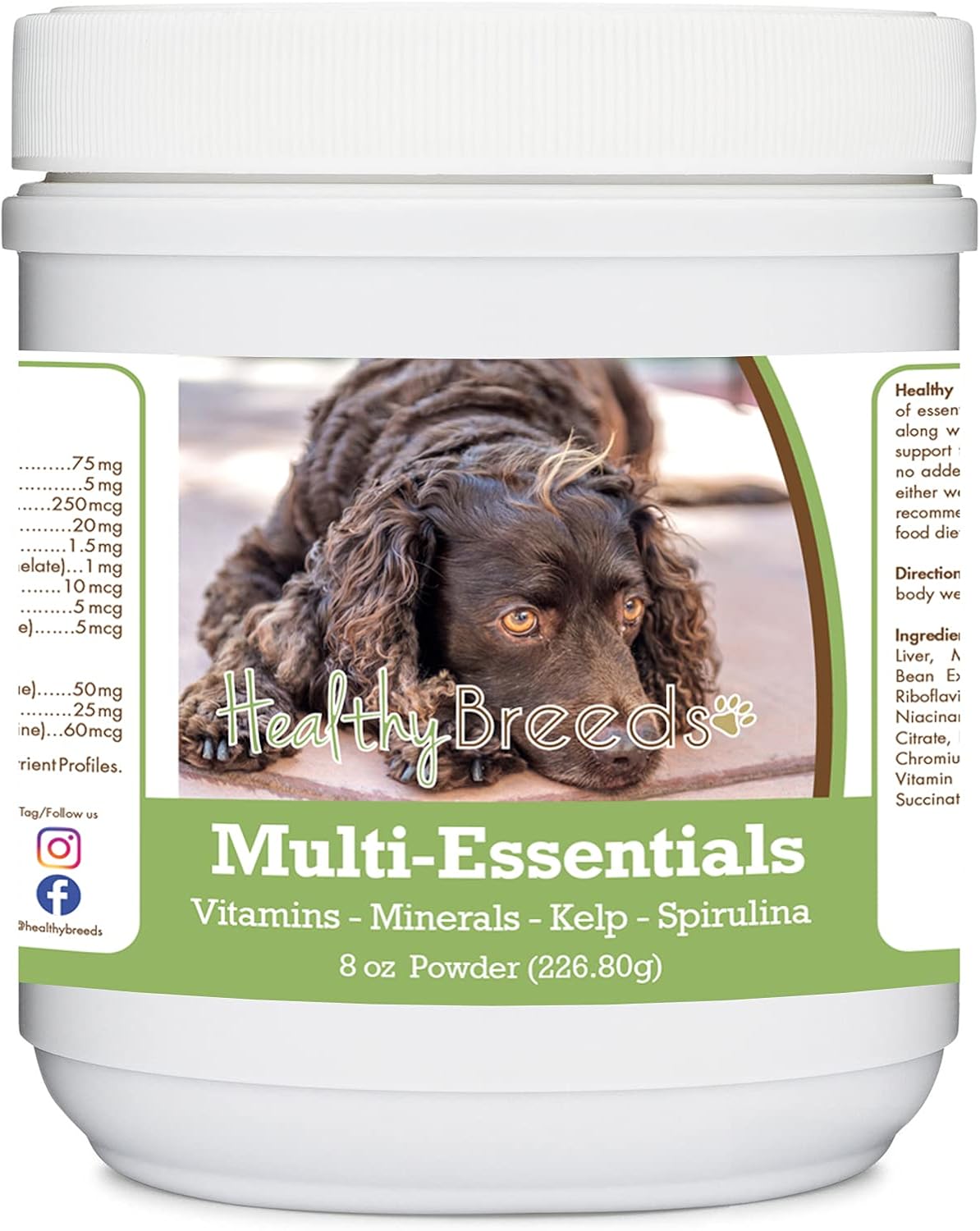 Healthy Breeds American Water Spaniel Multi-Essentials Powder for Dogs - 8 oz (227 g) - görsel 1