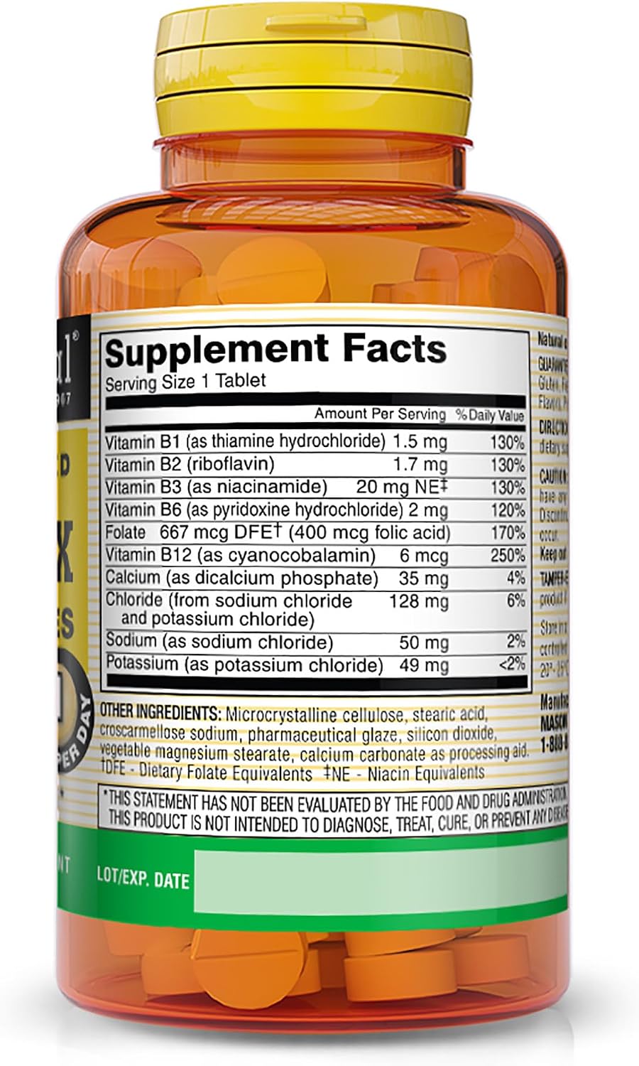 MASON NATURAL Vitamin B-Complex with Electrolytes - görsel 2