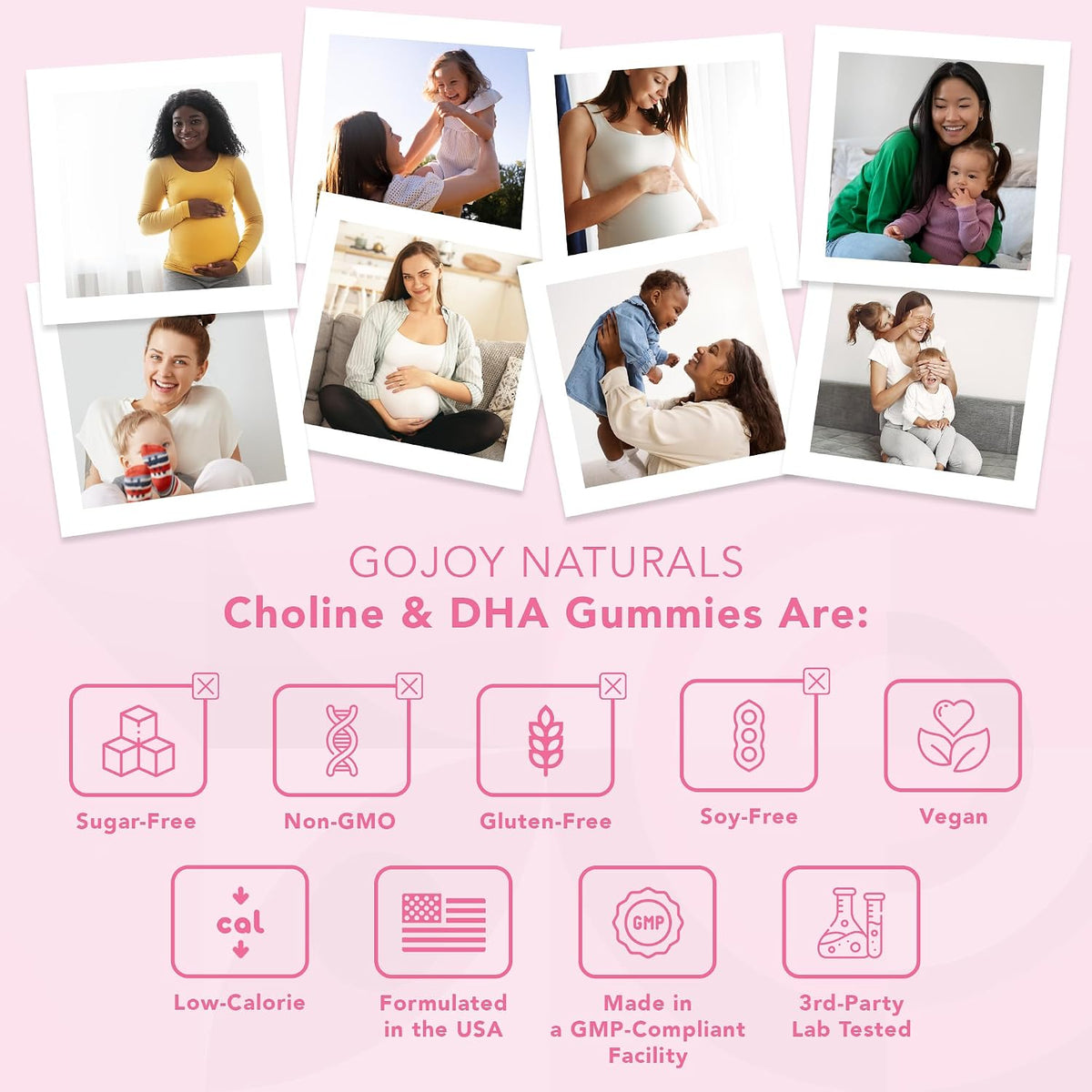 GOJOY NATURALS Prenatal Gummies with Choline & DHA - görsel 8