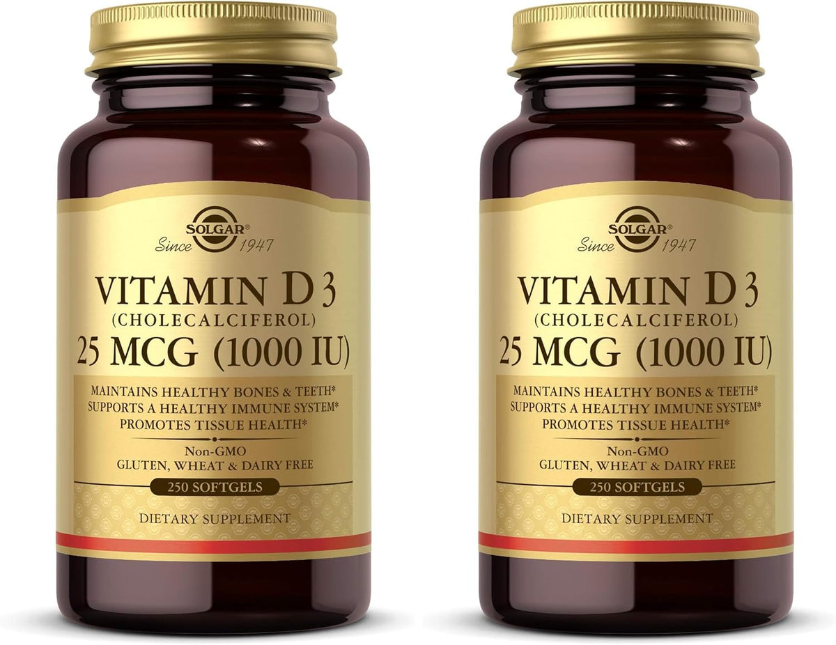 Solgar Vitamin D3 1000 IU Softgels, 250 Softgels - görsel 8