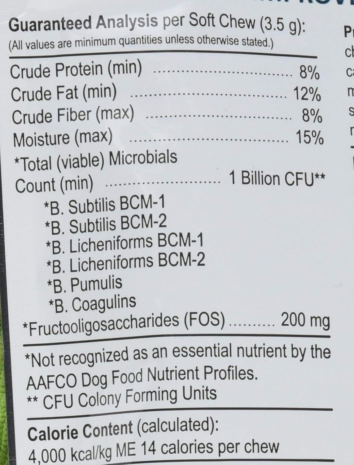 Proflora Probiotics for Dogs - Complete Gut Health & Immune Support - 60 Soft Chews - görsel 4