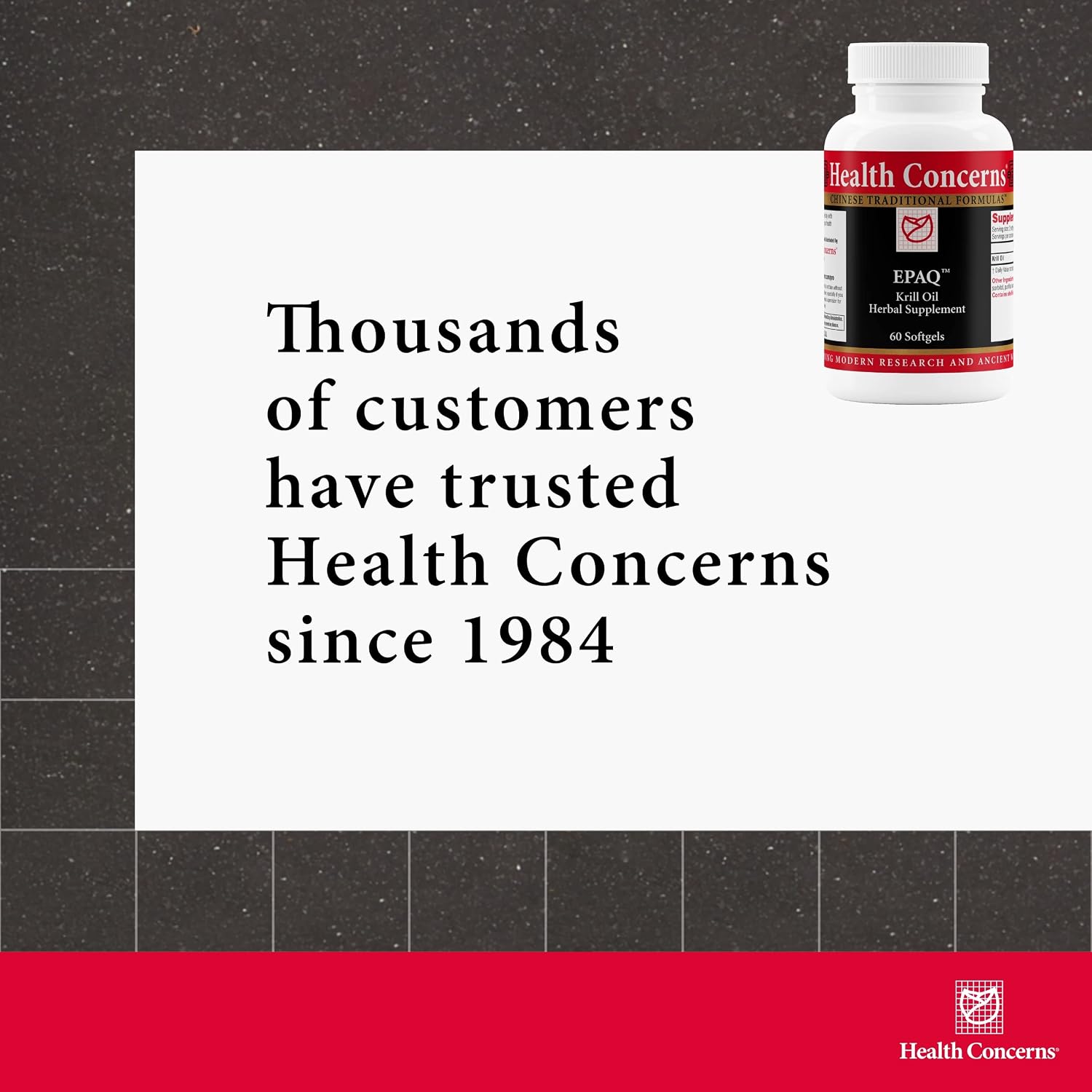 Health Concerns EPAQ – Brain & Heart Health Krill Oil Supplement (60 Softgels) - görsel 6