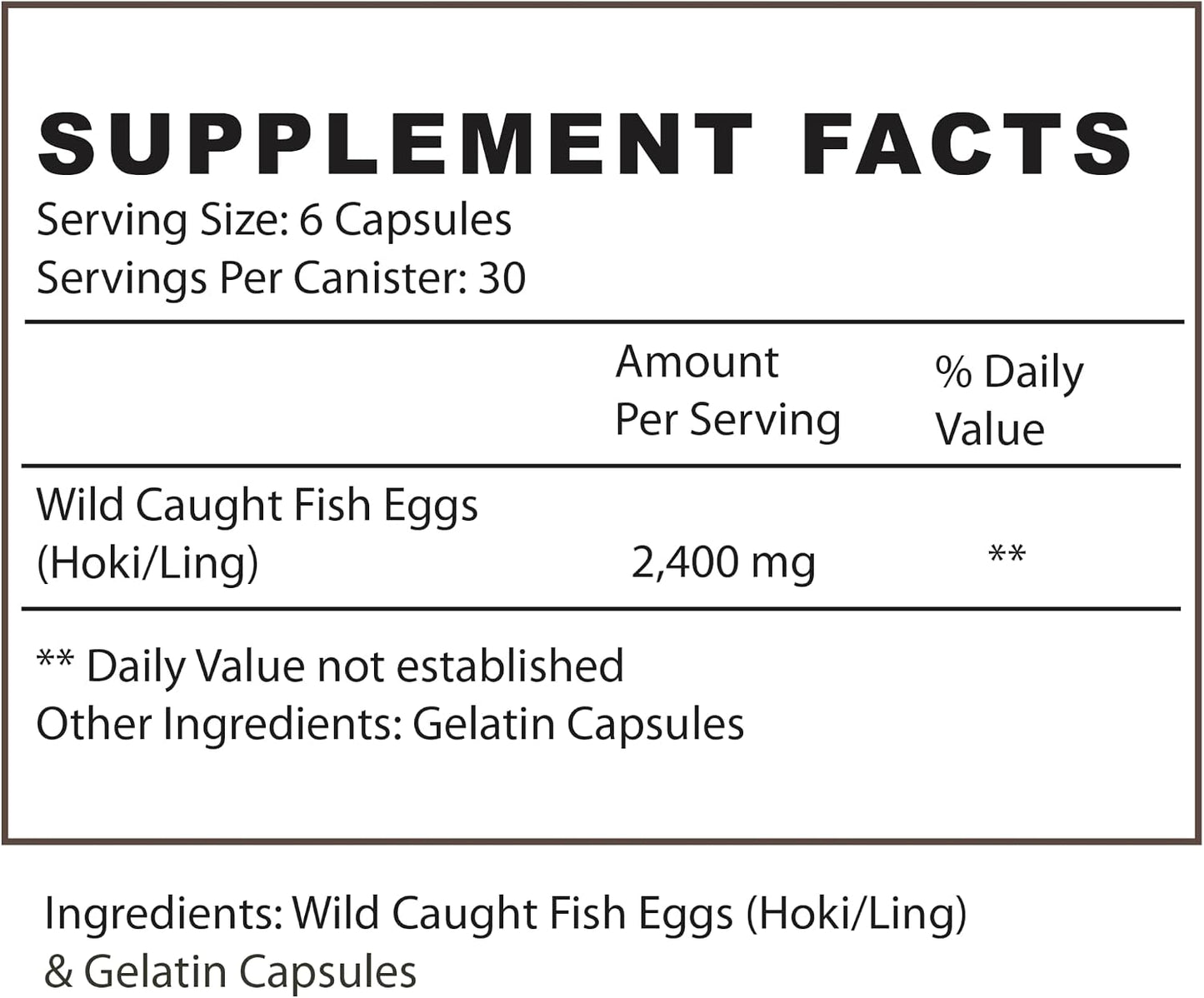 Fish Eggs Capsules – 3000 mg per Serving – Omega-3 DHA EPA Fish Roe Supplement - görsel 4