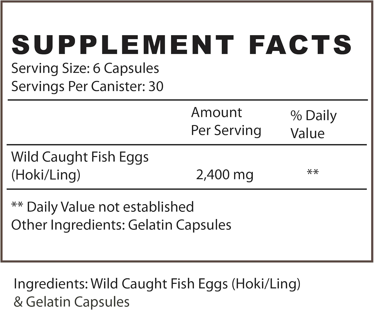 Fish Eggs Capsules – 3000 mg per Serving – Omega-3 DHA EPA Fish Roe Supplement - görsel 4