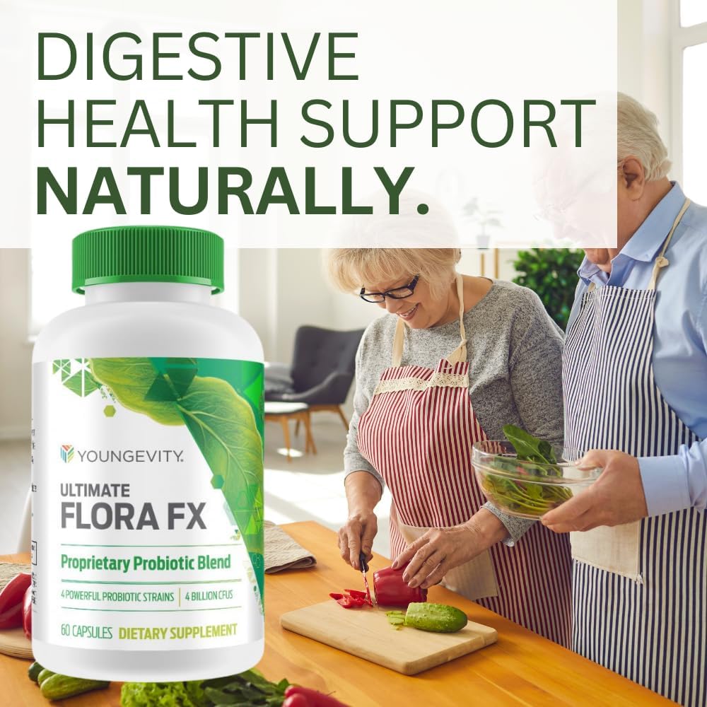 Youngevity Ultimate Flora FX - 60 Capsules (2 Bottles) - görsel 3