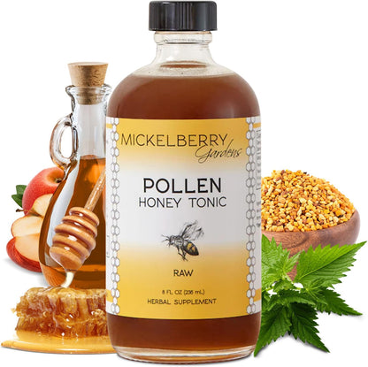 Mickelberry Gardens Pollen Honey Tonic 4oz (118ml) 2 Pack Respiratory Support