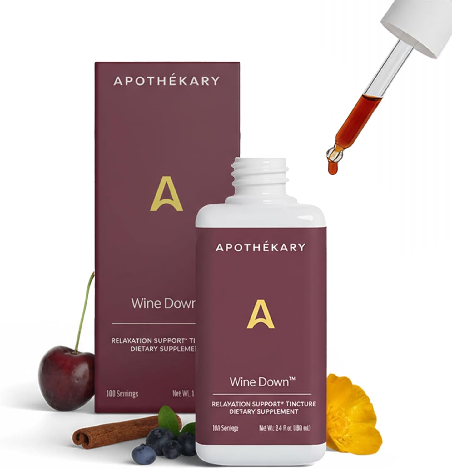 Apothékary Wine Down – Relaxation and Sleep Support Liquid Herbal Drops - görsel 9