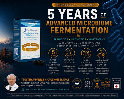 Dr. Ohhira's Probiotics Professional Formula (60 Capsules + Bonus Travel Samples)
