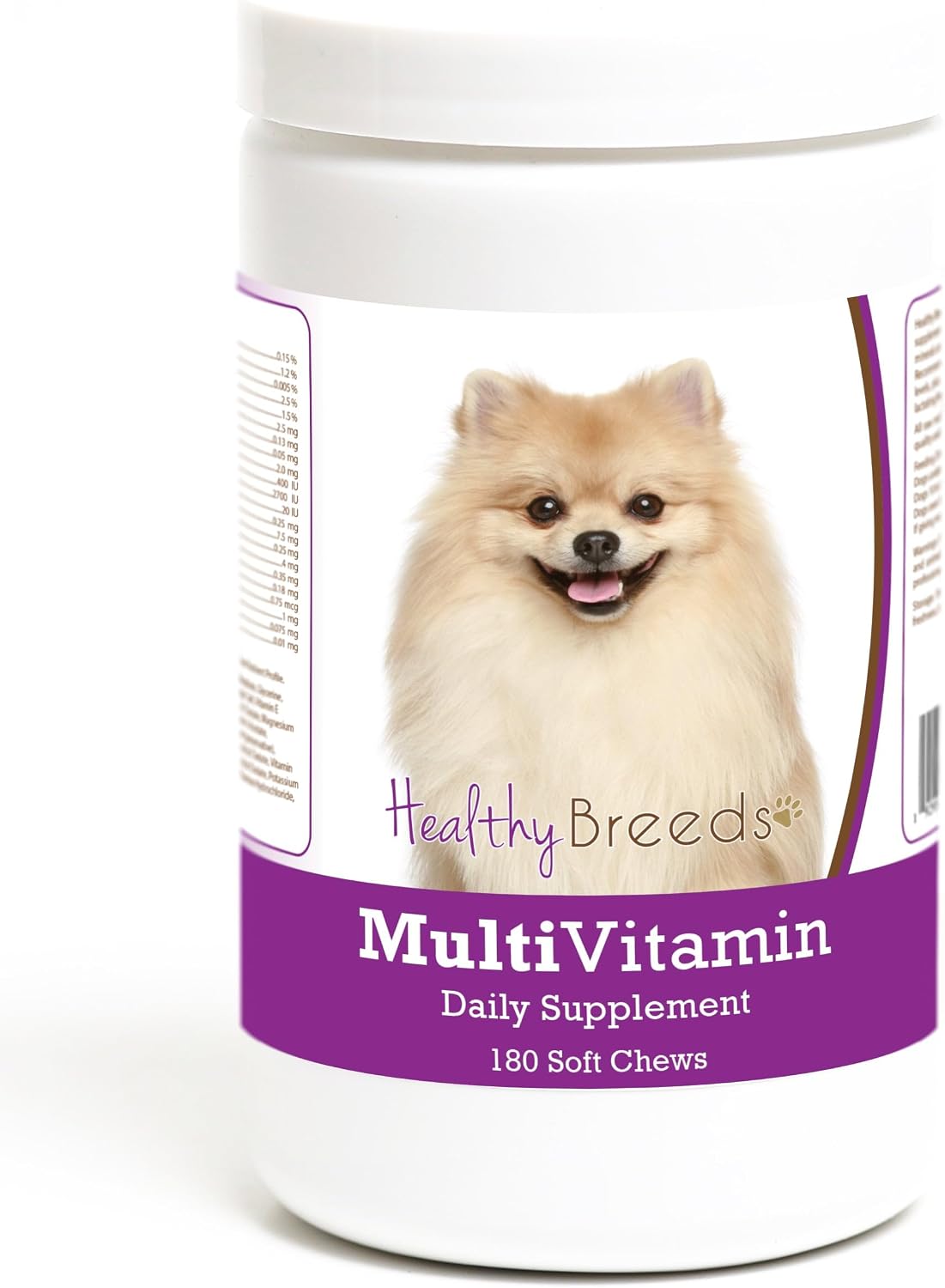 Healthy Breeds Pomeranian Multivitamin Soft Chew for Dogs, 180 Count - görsel 1
