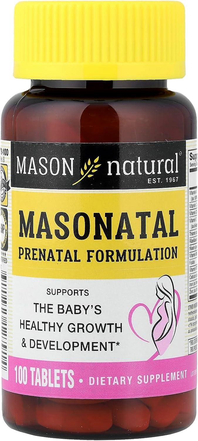 MASON NATURAL Masonatal Prenatal Formulation, 100 Tablets - görsel 1