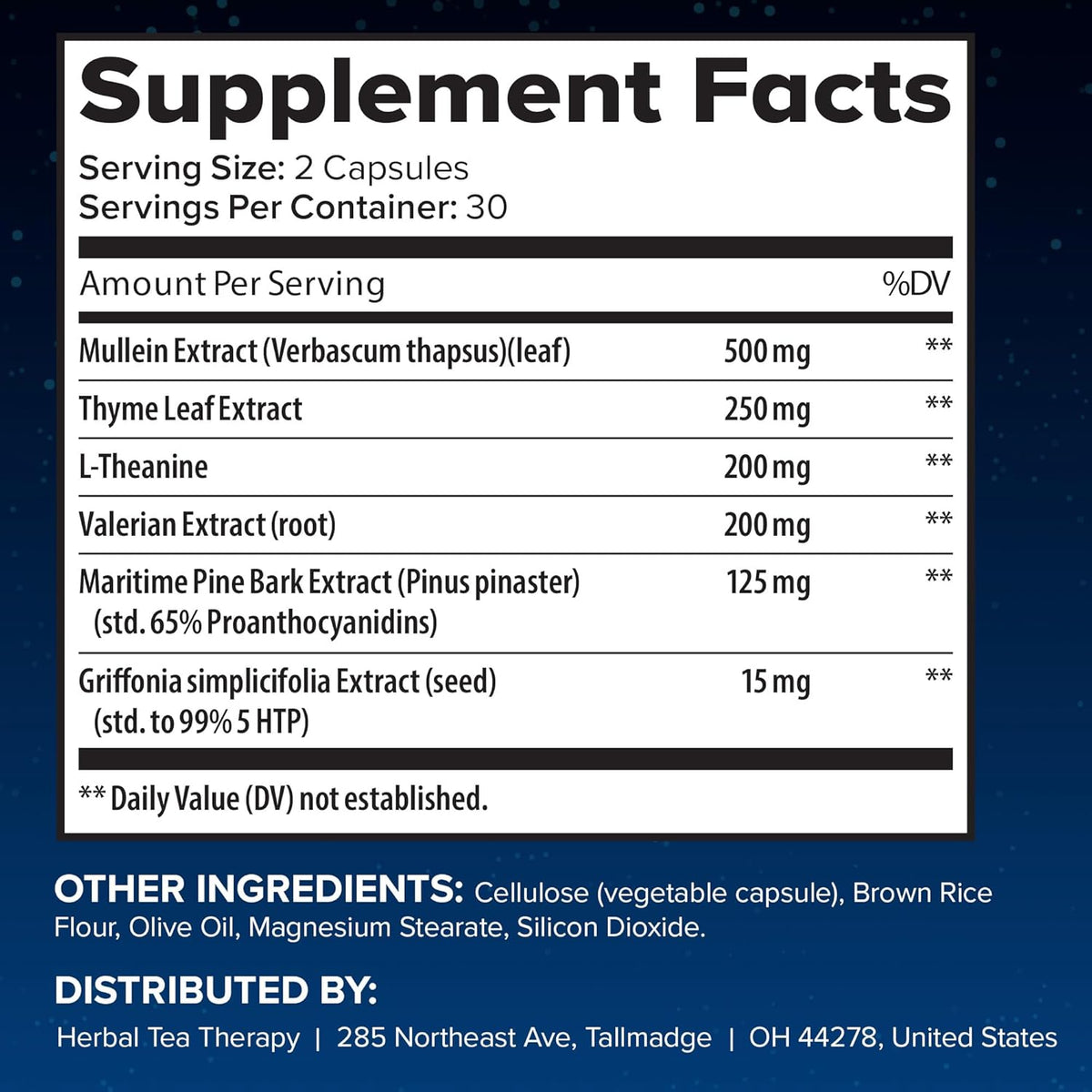 BREATHE PM Nighttime 6-in-1 Mullein Capsules for Lung Support (60 Capsules) - görsel 4