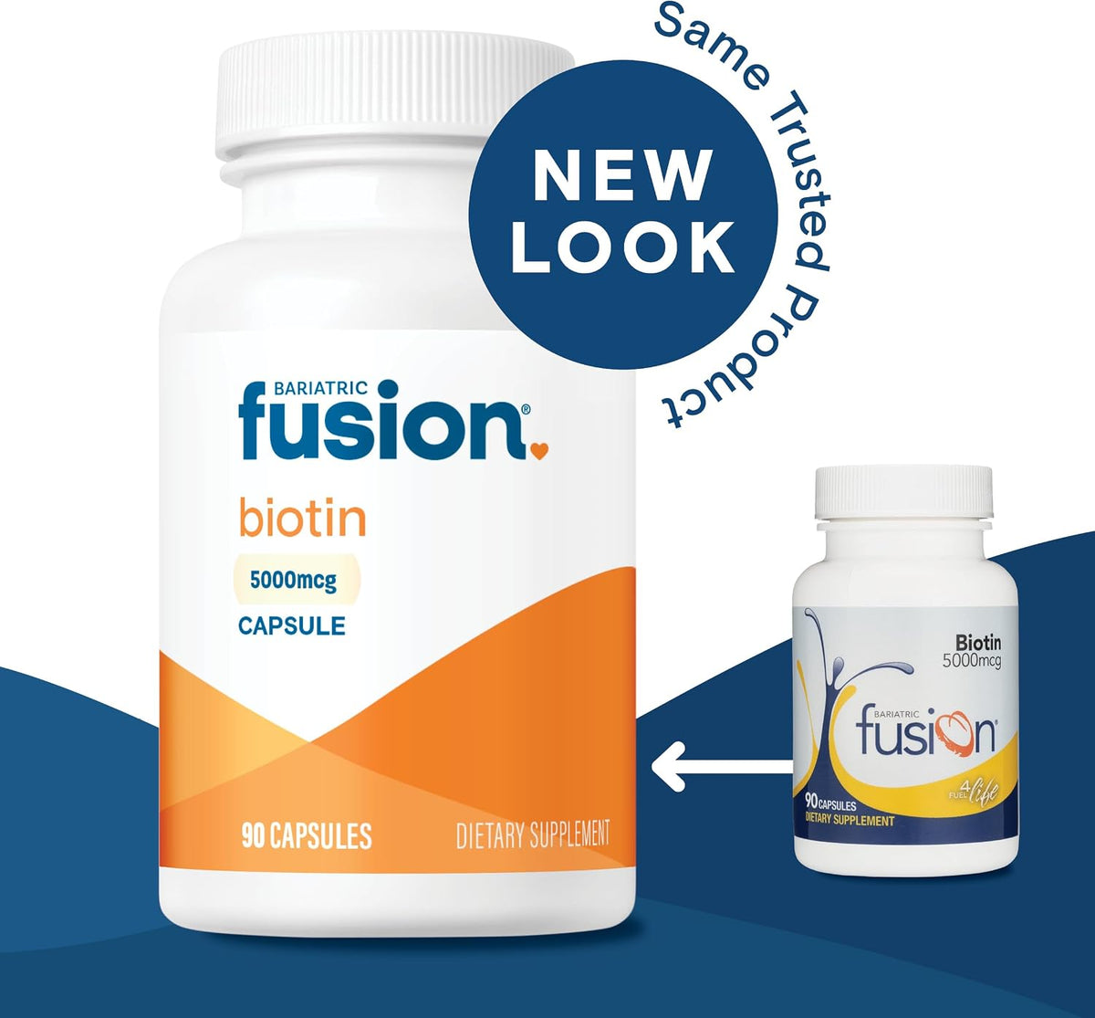 Bariatric Fusion Biotin 5,000mcg – 90 Easy-to-Swallow Capsules - görsel 3