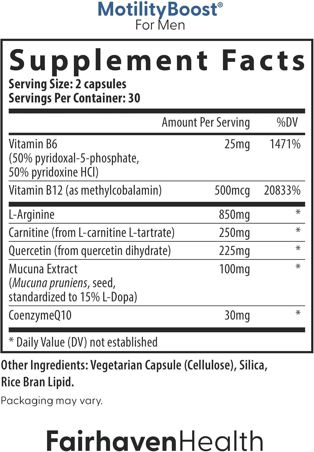 FertilAid for Men and MotilityBoost Combo - Male Fertility Supplement with L-Carnitine, CoQ10, Zinc - 150 Capsules - görsel 3