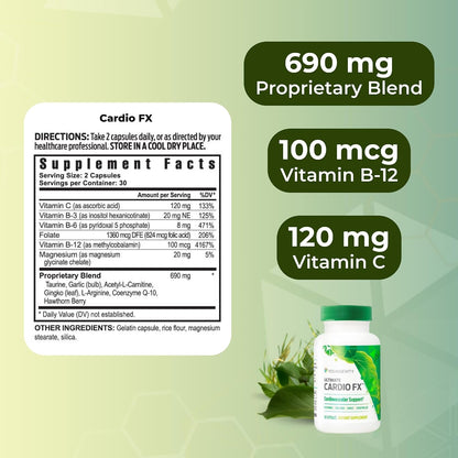 Cardiovascular Support Cardio FX - 60 Capsules