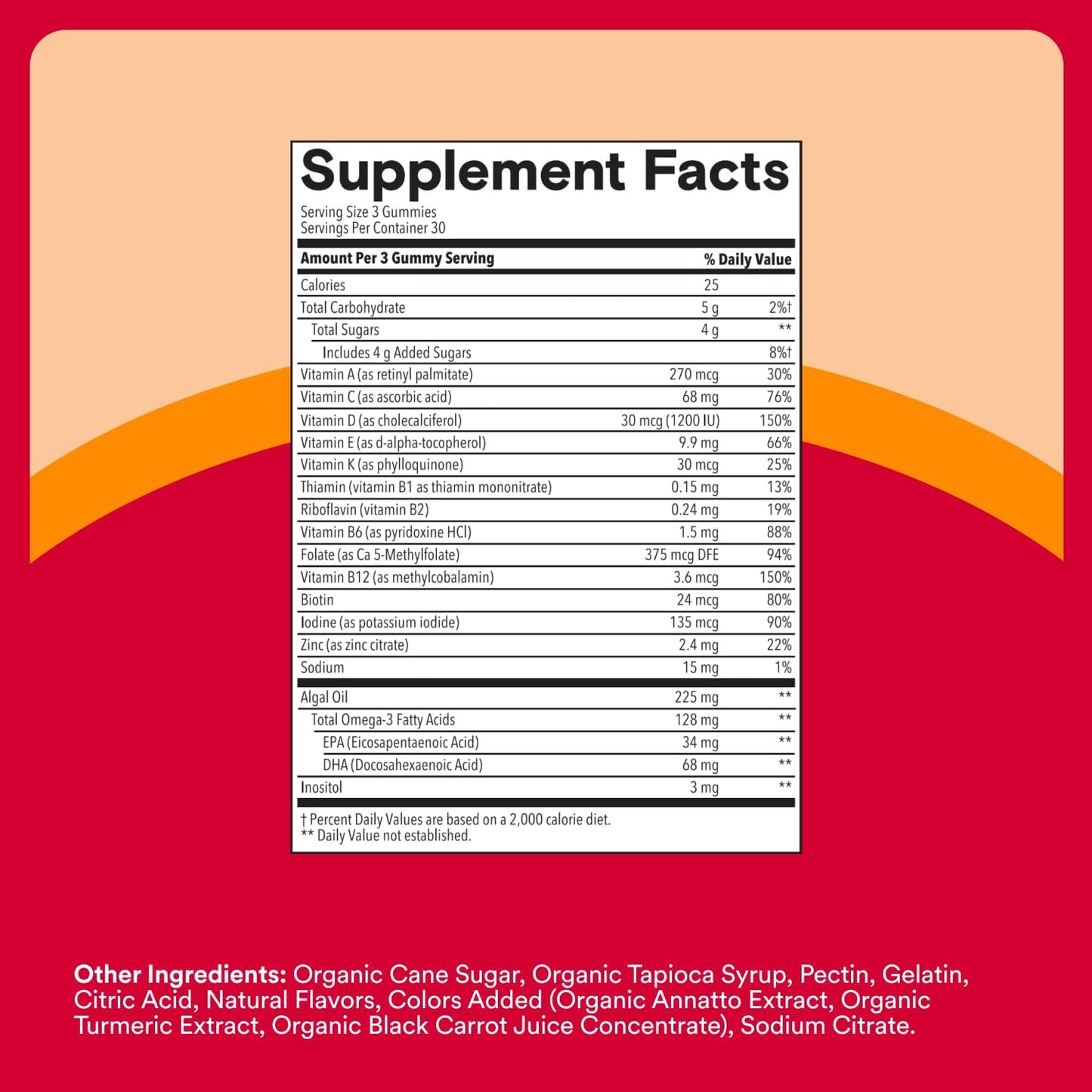 SmartyPants Plus Multi & Omegas Adult Multivitamin Gummies, 90 Gummies - görsel 3