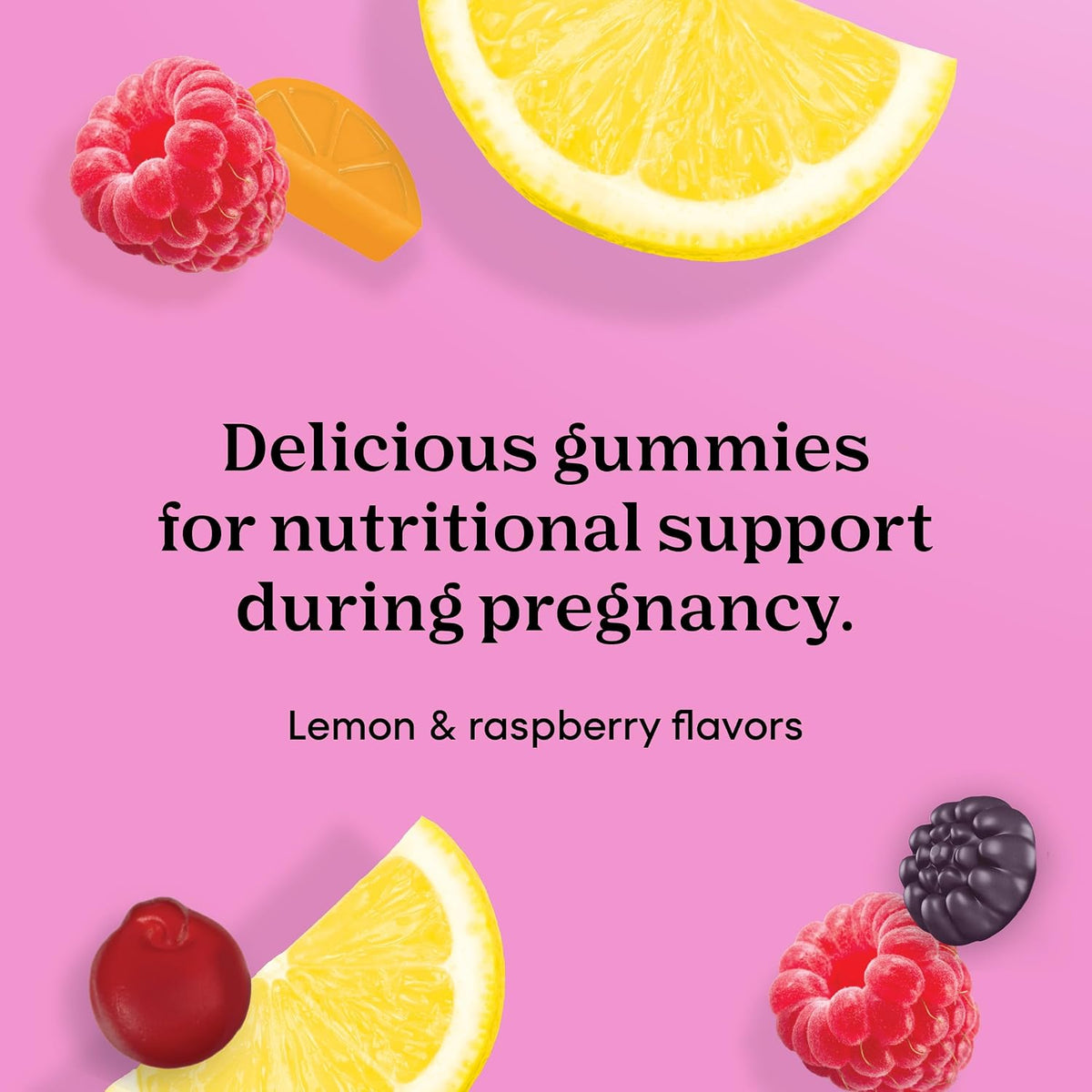 One A Day Prenatal Gummies for Women with Folic Acid, DHA, Iodine, Iron-Free, 60 Gummies - görsel 5
