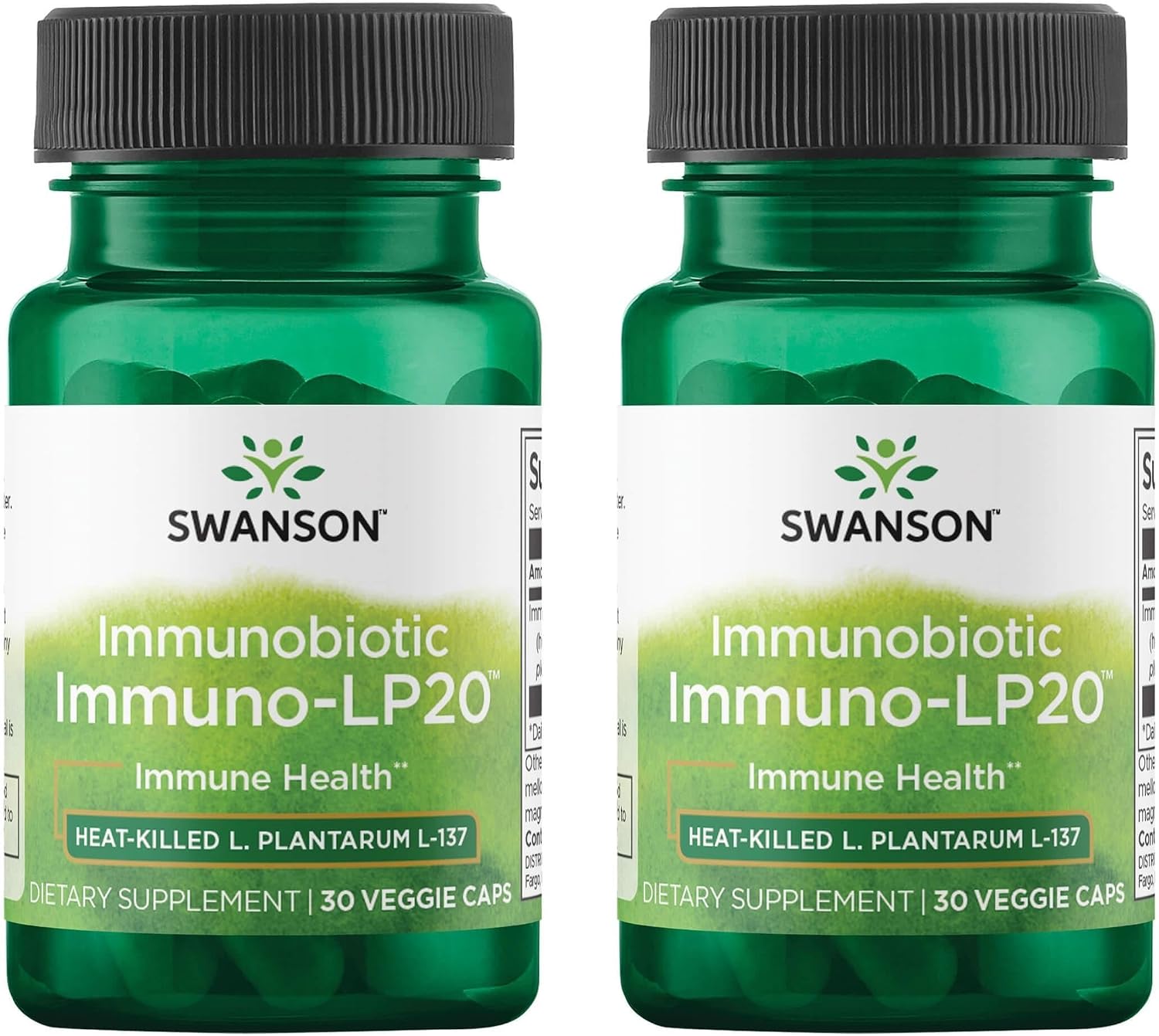 Swanson Immunobiotic Immuno-Lp20 - 50mg - 30 Vegetable Capsules (Two Pack) - görsel 1