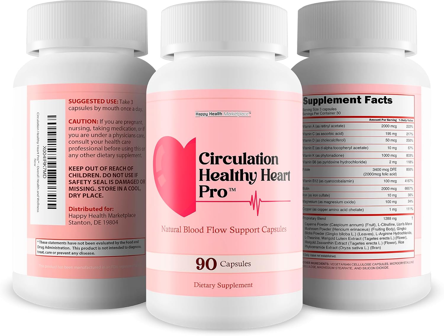 Circulation Healthy Heart Pro - Blood Flow Support Supplement - görsel 4