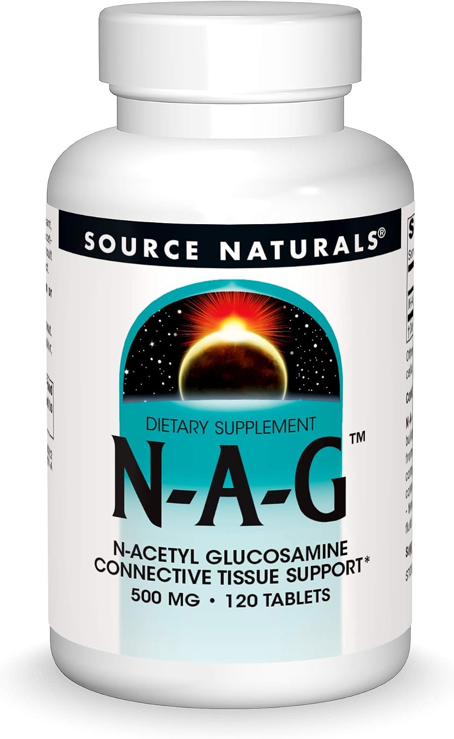 Source Naturals N-A-G (N-Acetyl Glucosamine) – 500 mg – 60 Tablets – Joint and Gut Support Supplement - görsel 5
