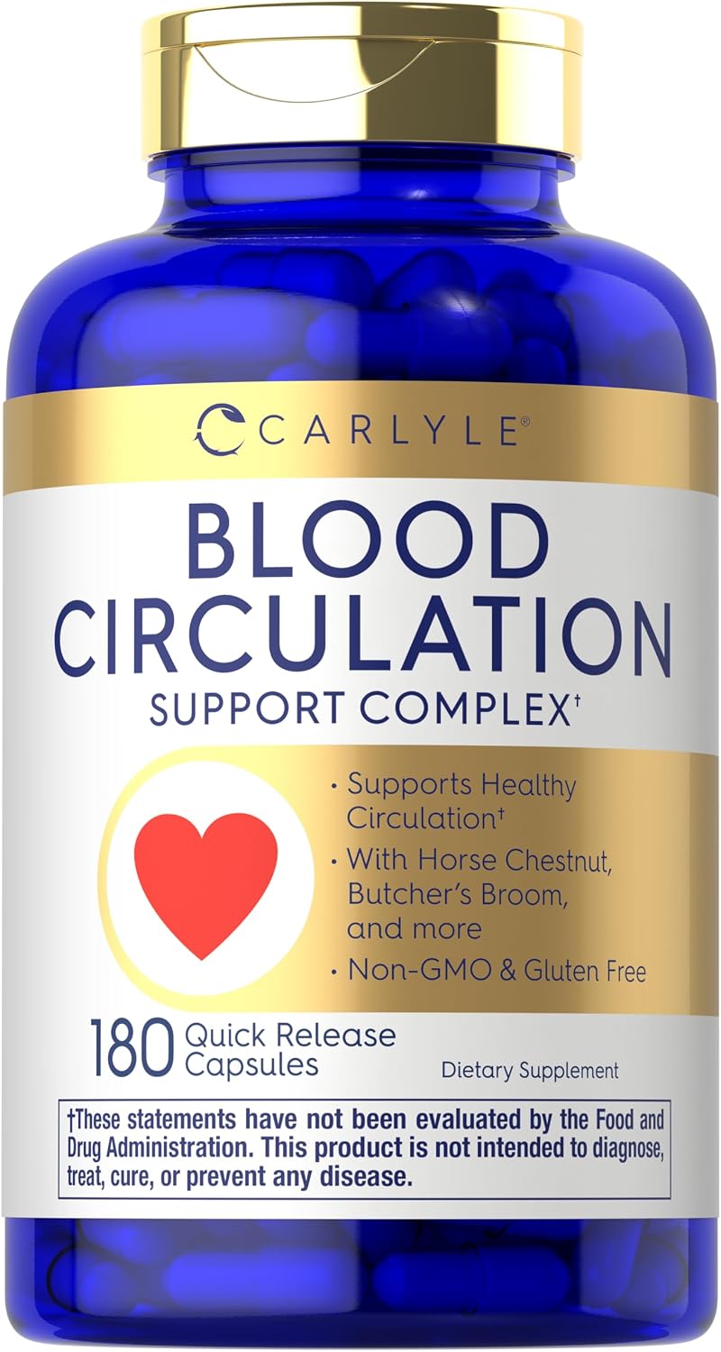 Carlyle Blood Circulation Supplement – 180 Capsules - görsel 1