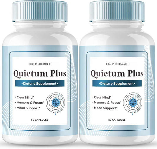 Quietum Plus Tinnitus Relief Supplement – 2 Month Pack