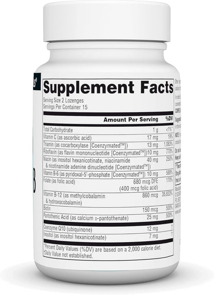 Source Naturals Coenzymate B Complex - Peppermint Lozenges, 30 Count