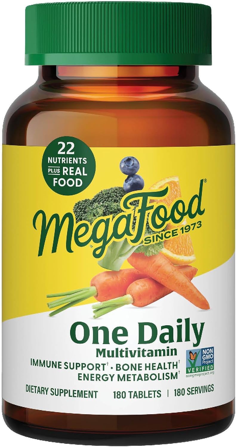MegaFood One Daily Multivitamin for Women and Men – 180 Tablets - görsel 1