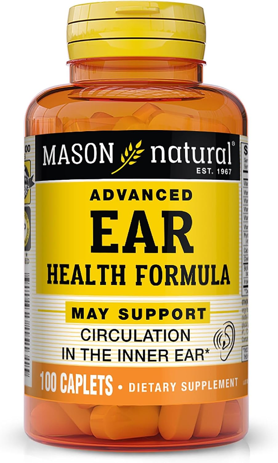MASON NATURAL Advanced Ear Health Support with Vitamin C, 33-Day Supply - görsel 1