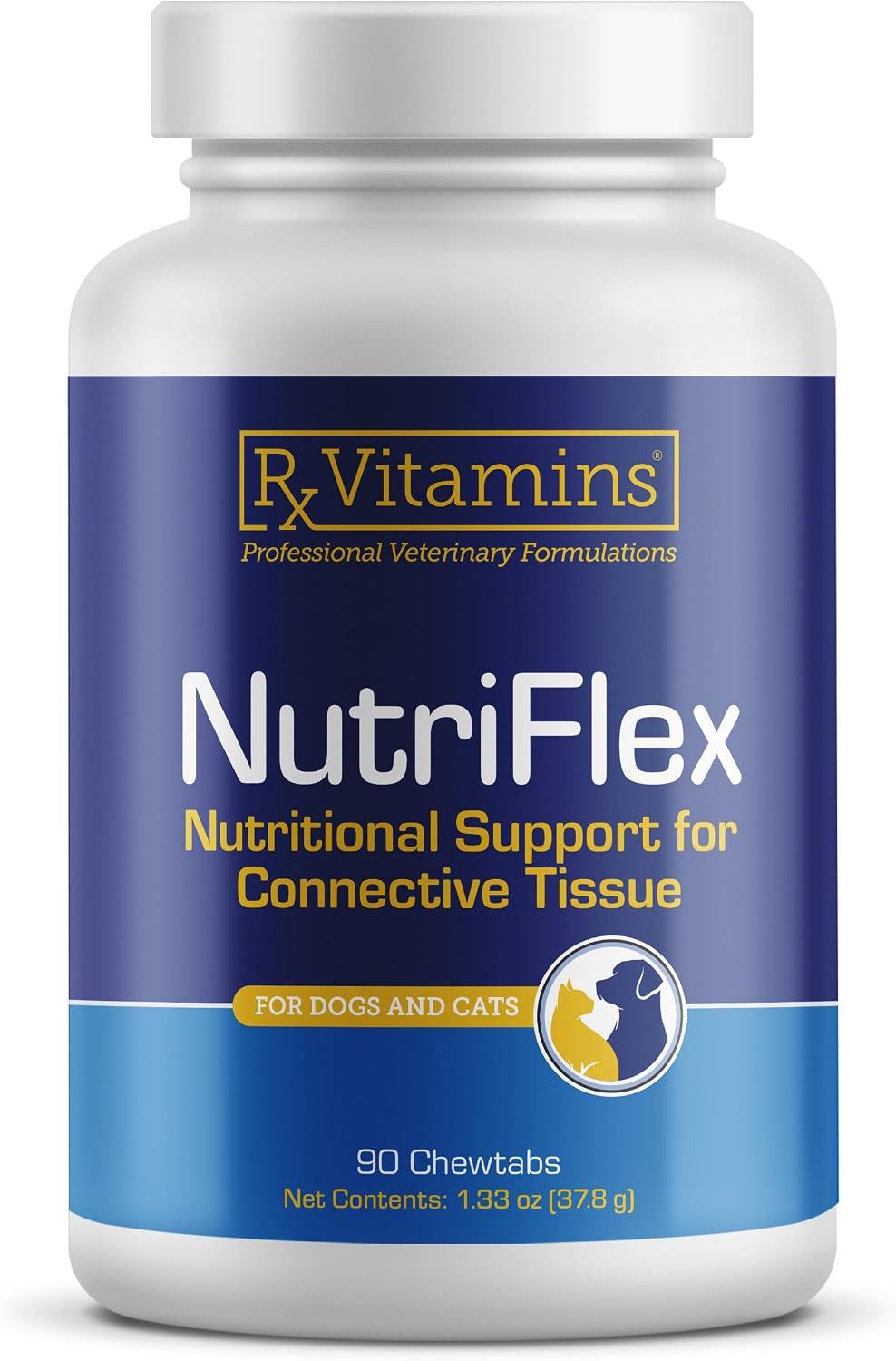 Rx Vitamins NutriFlex for Cats & Dogs – Glucosamine & Chondroitin Joint Supplement, Beef Liver Flavour (90 Chews) - görsel 3