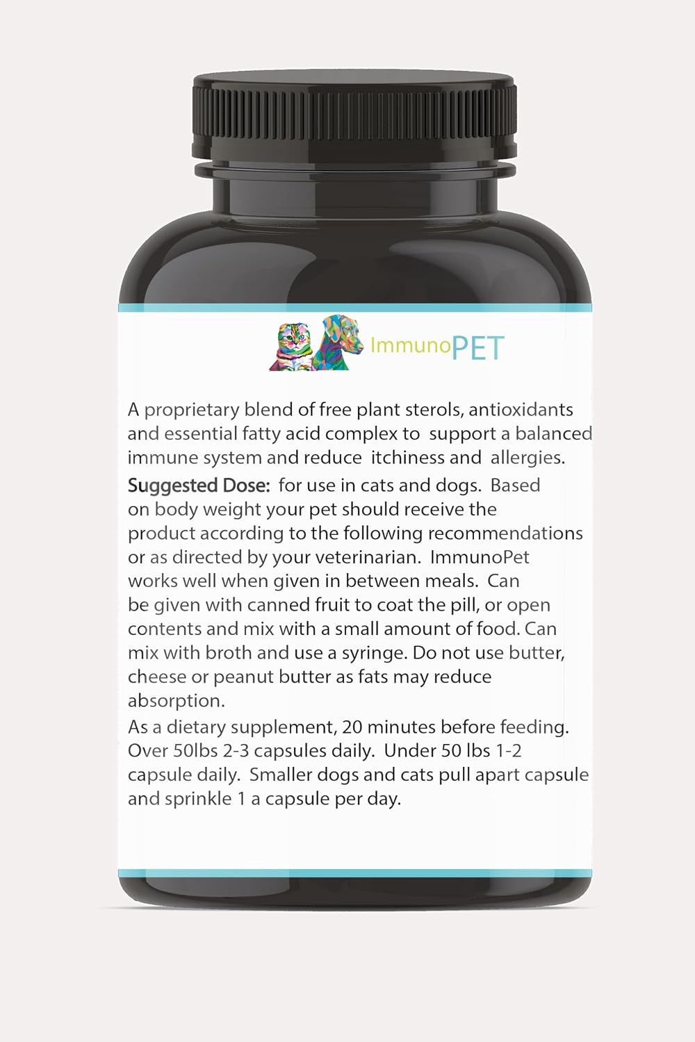 ImmunoPet Itchy Skin Relief for Dogs and Cats – 60 Capsules - görsel 7