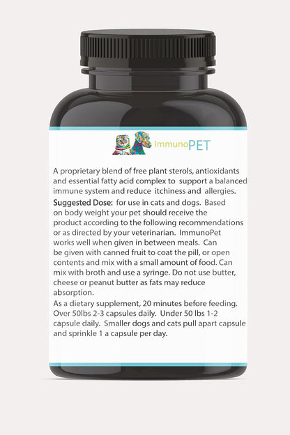 ImmunoPet Itchy Skin Relief for Dogs and Cats – 60 Capsules