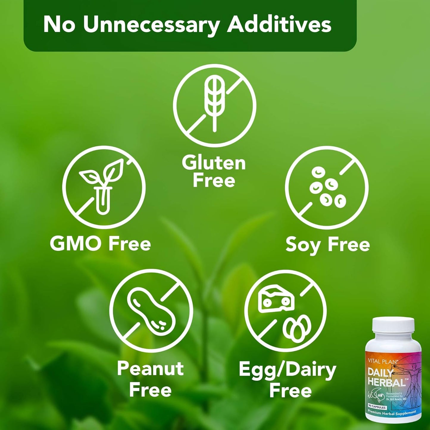 Vital Plan Daily Herbal Supplement – Immune Support, Microbiome Balance and Cell Health - görsel 3