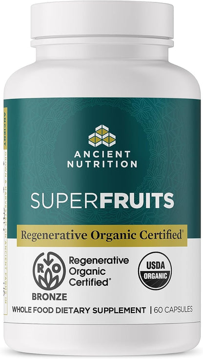 Ancient Nutrition Regenerative Organic Certified SuperVeggies Capsules - 60 Count