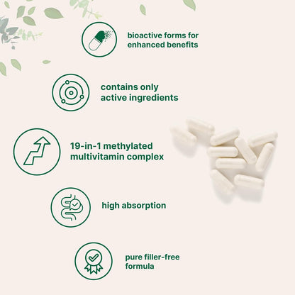 Micro Ingredients Pure Methylated Multivitamin – 240 Capsules
