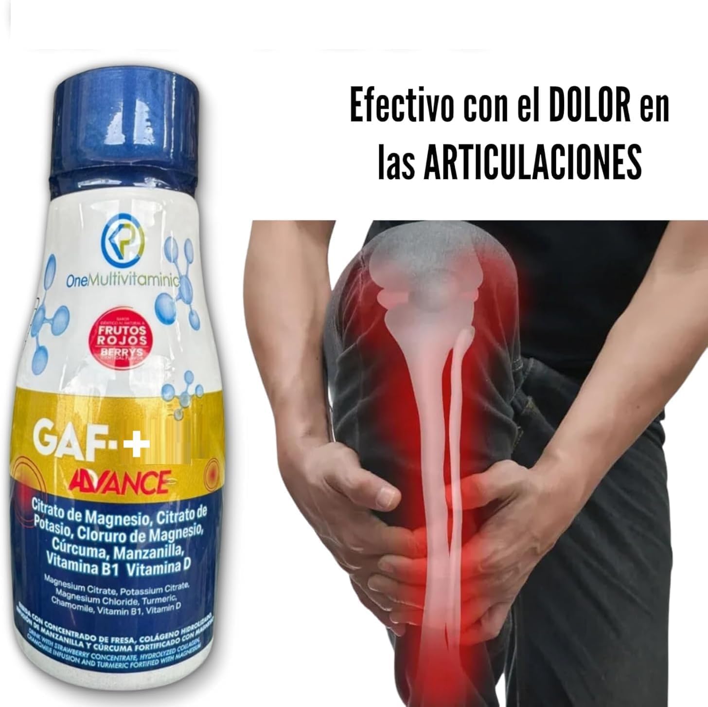 Gaf + Formula avanzada - Multivitamin, 300ml, Red Fruit Flavour - görsel 2