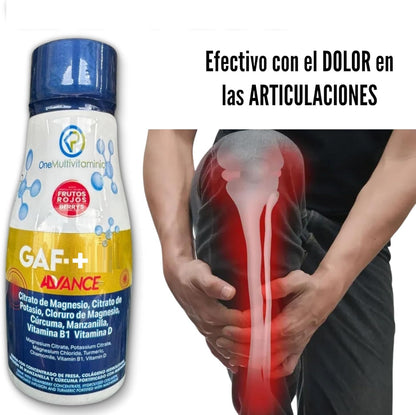 Gaf + Formula avanzada - Multivitamin, 300ml, Red Fruit Flavour
