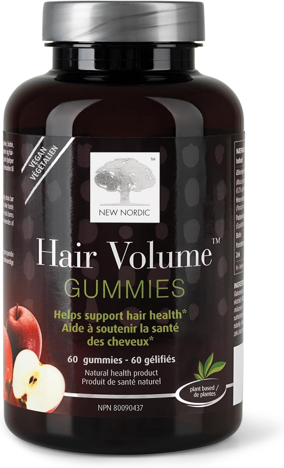 NEW NORDIC Hair Volume Daily Biotin Support Gummies - 180-Day Supply (3 Pack) - görsel 10