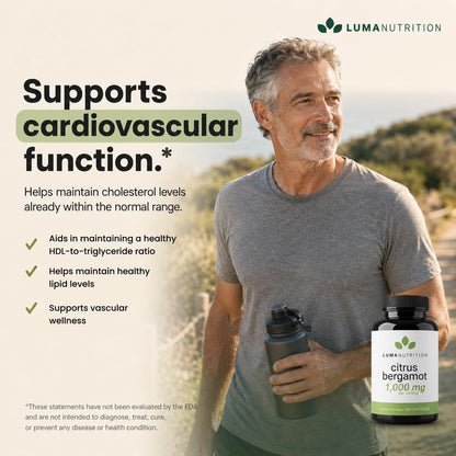Luma Nutrition Citrus Bergamot 1000mg - 60 Capsules (30 Servings)