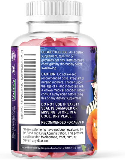 Nature's Nutrition Children's Multivitamin Gummies – Berry Flavour – 60 Gummies