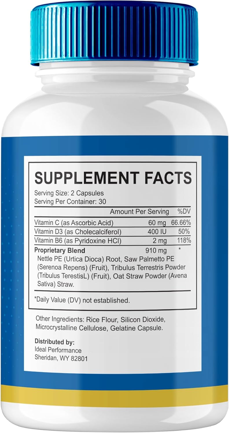 IDEAL PERFORMANCE Jertaris Capsules - Extra Strength Prostate Health Support (2 Pack) - görsel 2