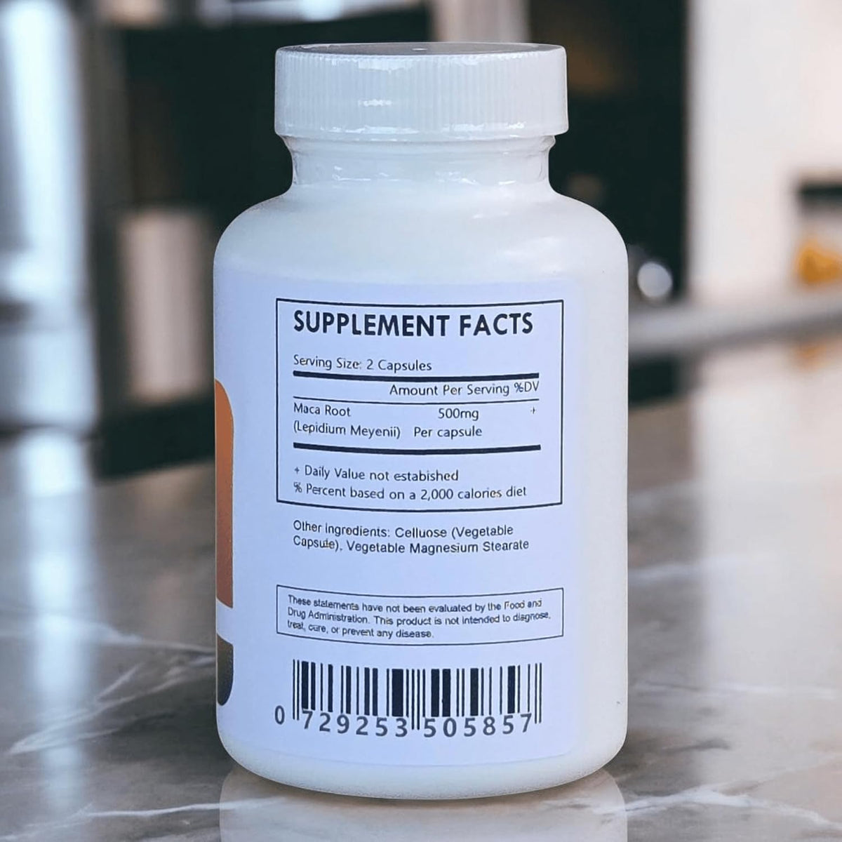 Maca Root Powder Capsules - Organic, 240 Capsules - görsel 2