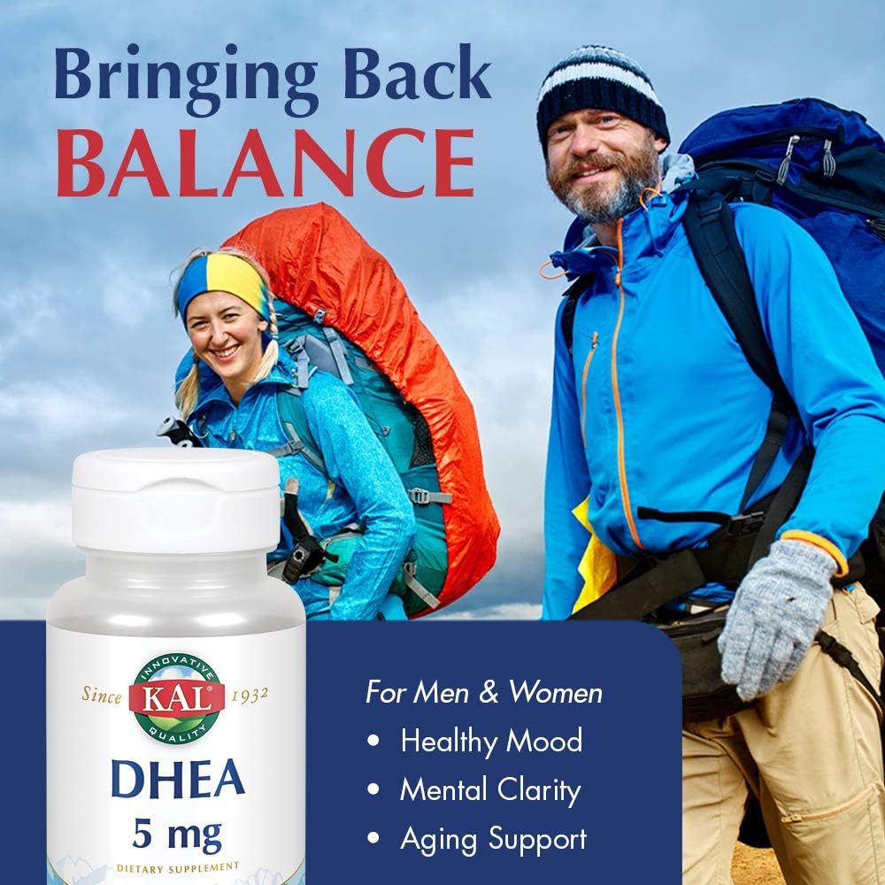 KAL DHEA 5 mg, 60 Tablets - görsel 3