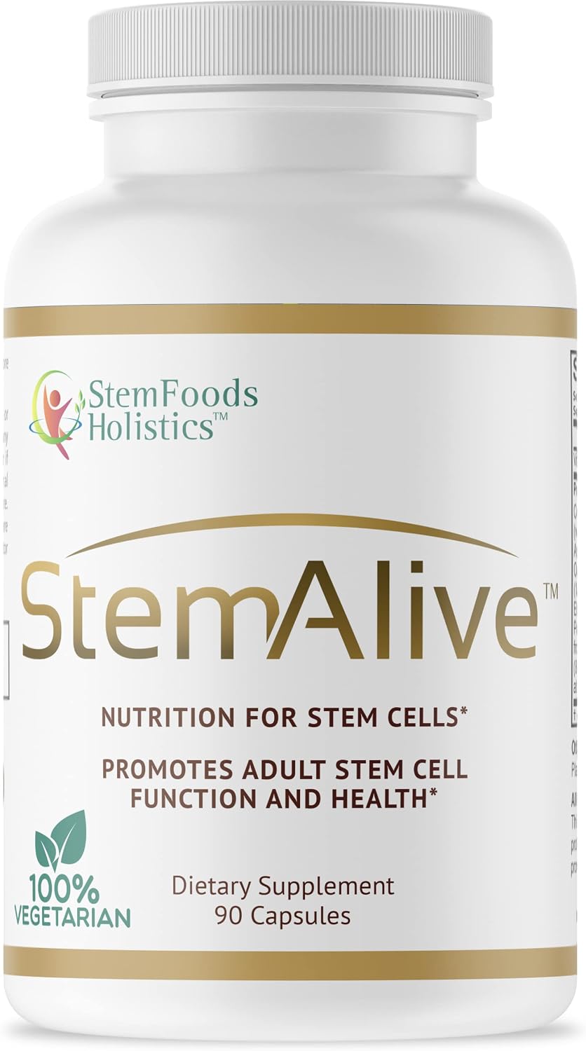 StemAlive - Promotes Stem Cell Nutrition, Function and Health, 90 Capsules - görsel 1