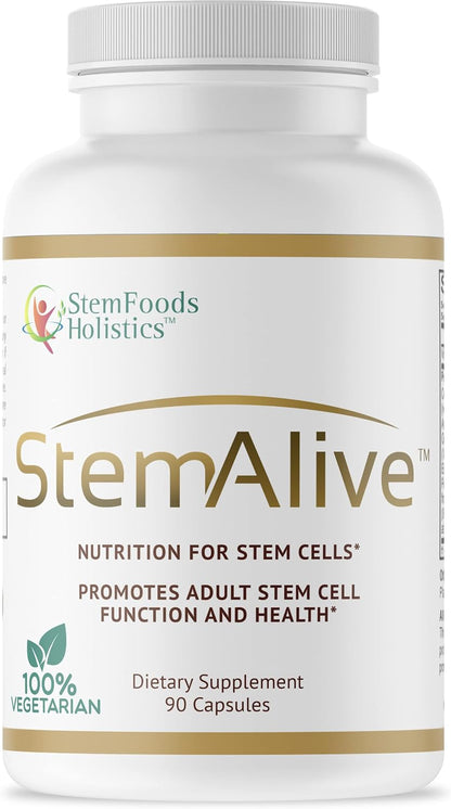StemAlive - Promotes Stem Cell Nutrition, Function and Health, 90 Capsules