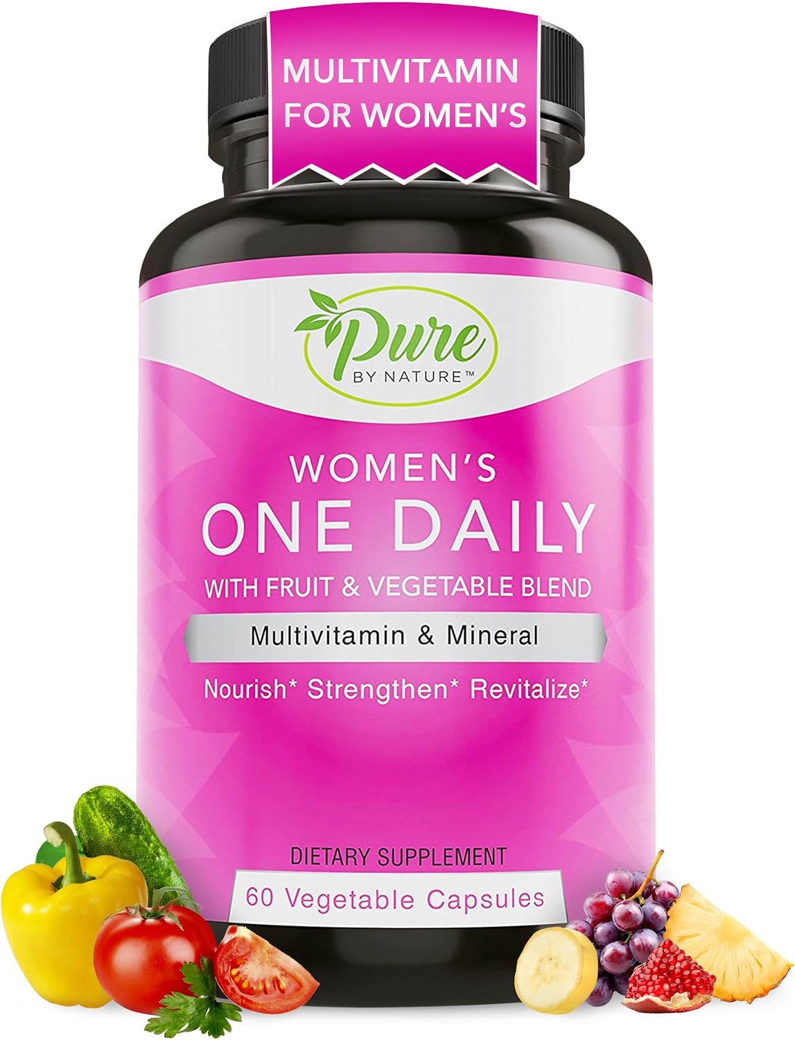 Pure By Nature One-Daily Multivitamin for Women, 60 Tablets - görsel 1