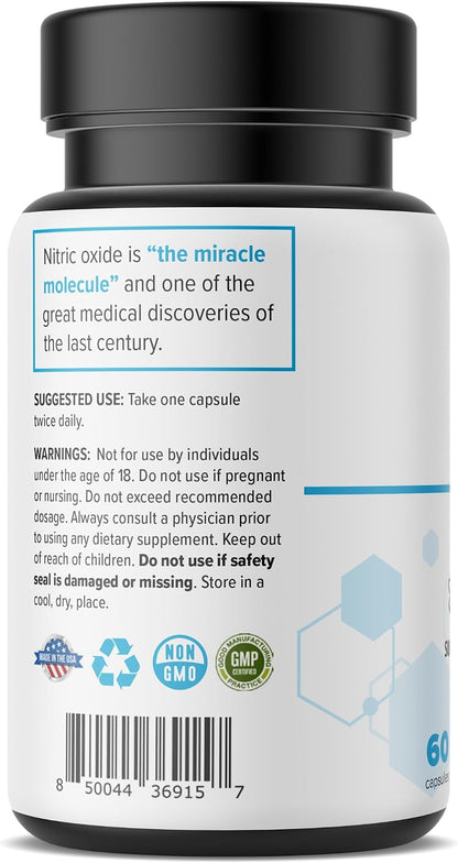 Real Science Cystic Miracle - Lung Support Supplement for Breathing Support and Mucus Clearance – with Vinitrox & GABA to Support Lung Function and Aid Respiratory Health, Made in the USA, 60 Capsules