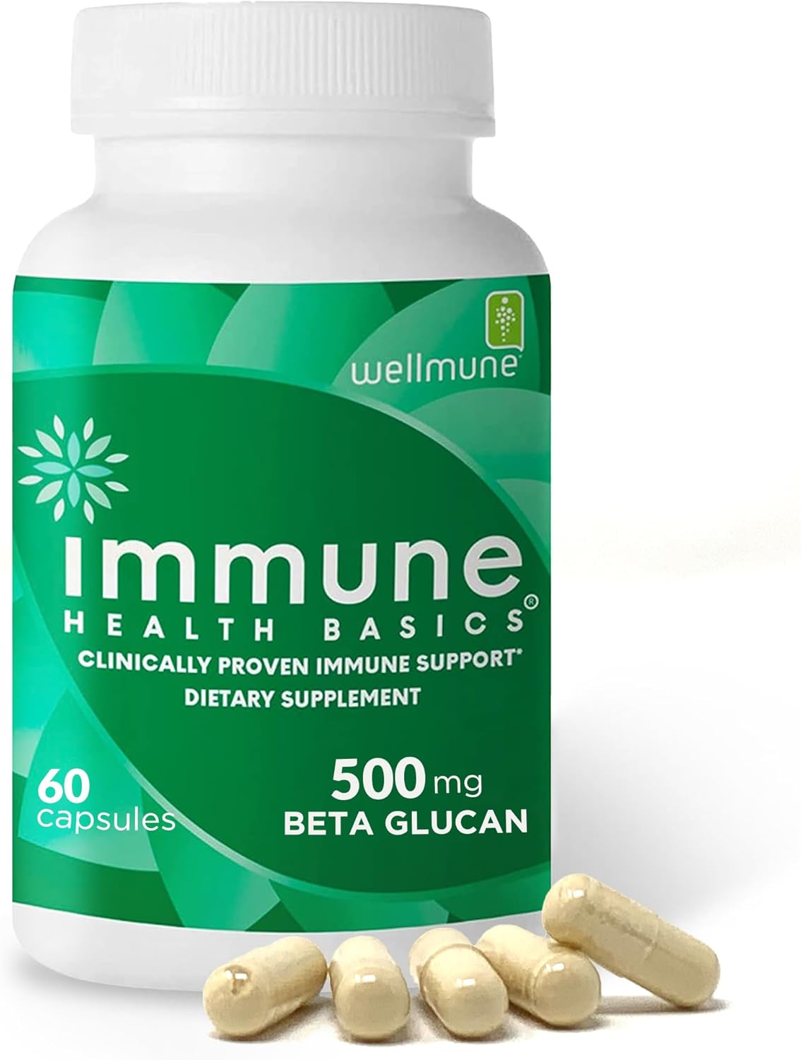 Immune Health Basics Ultra Strength Immunity - Wellmune Beta Glucan 125 mg - 60 Capsules - görsel 7